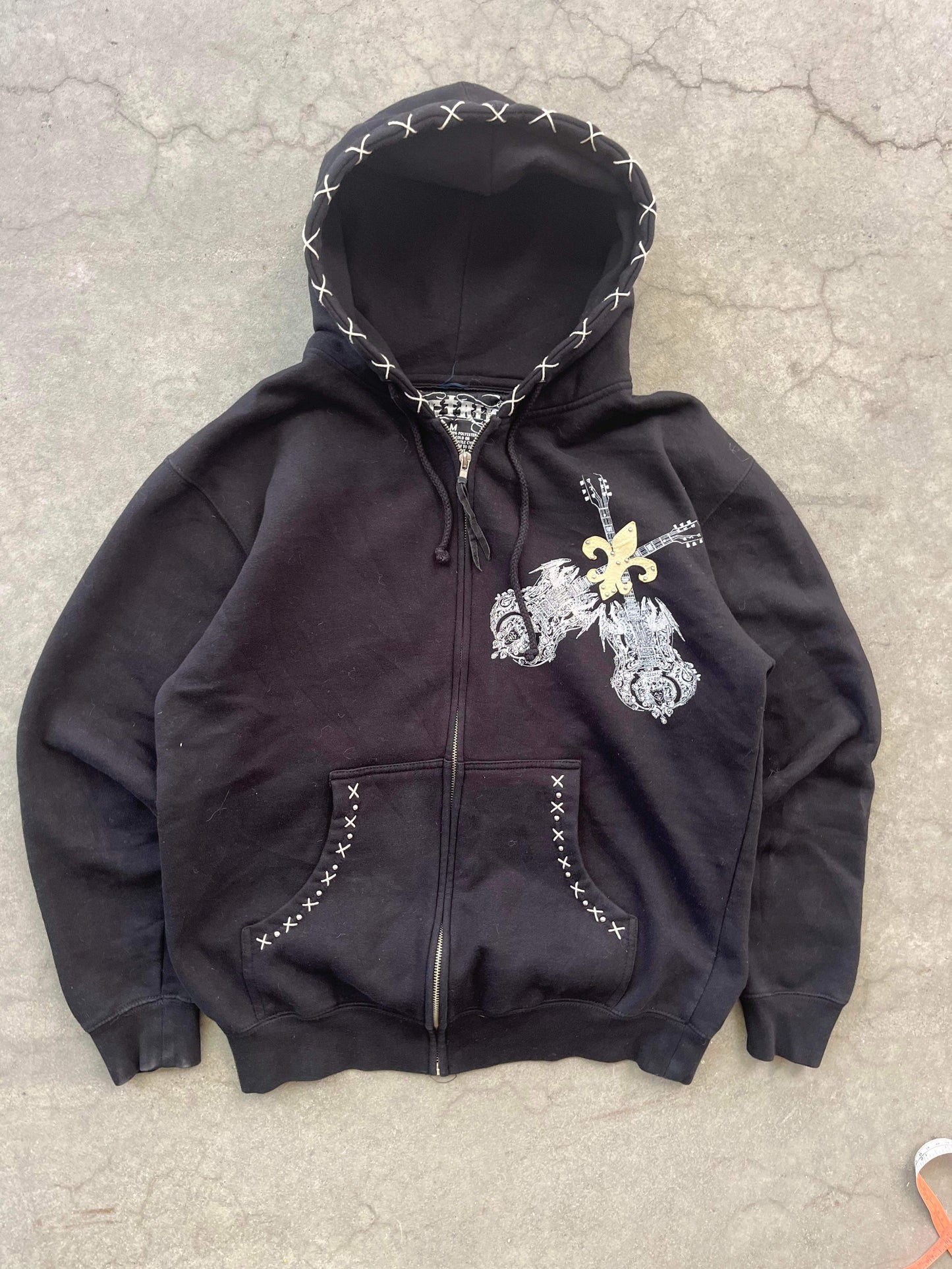 (M/L) Y2K Doctribe Zip Up Hoodie
