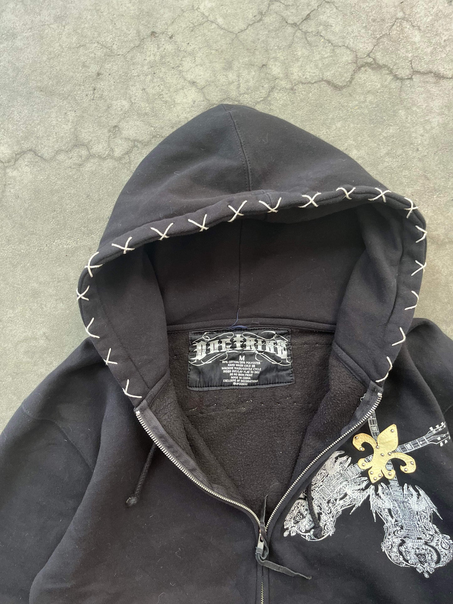 (M/L) Y2K Doctribe Zip Up Hoodie
