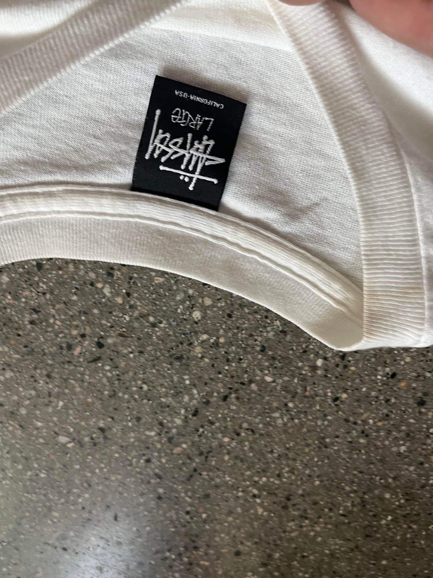 (L) Stussy Floral White Tee