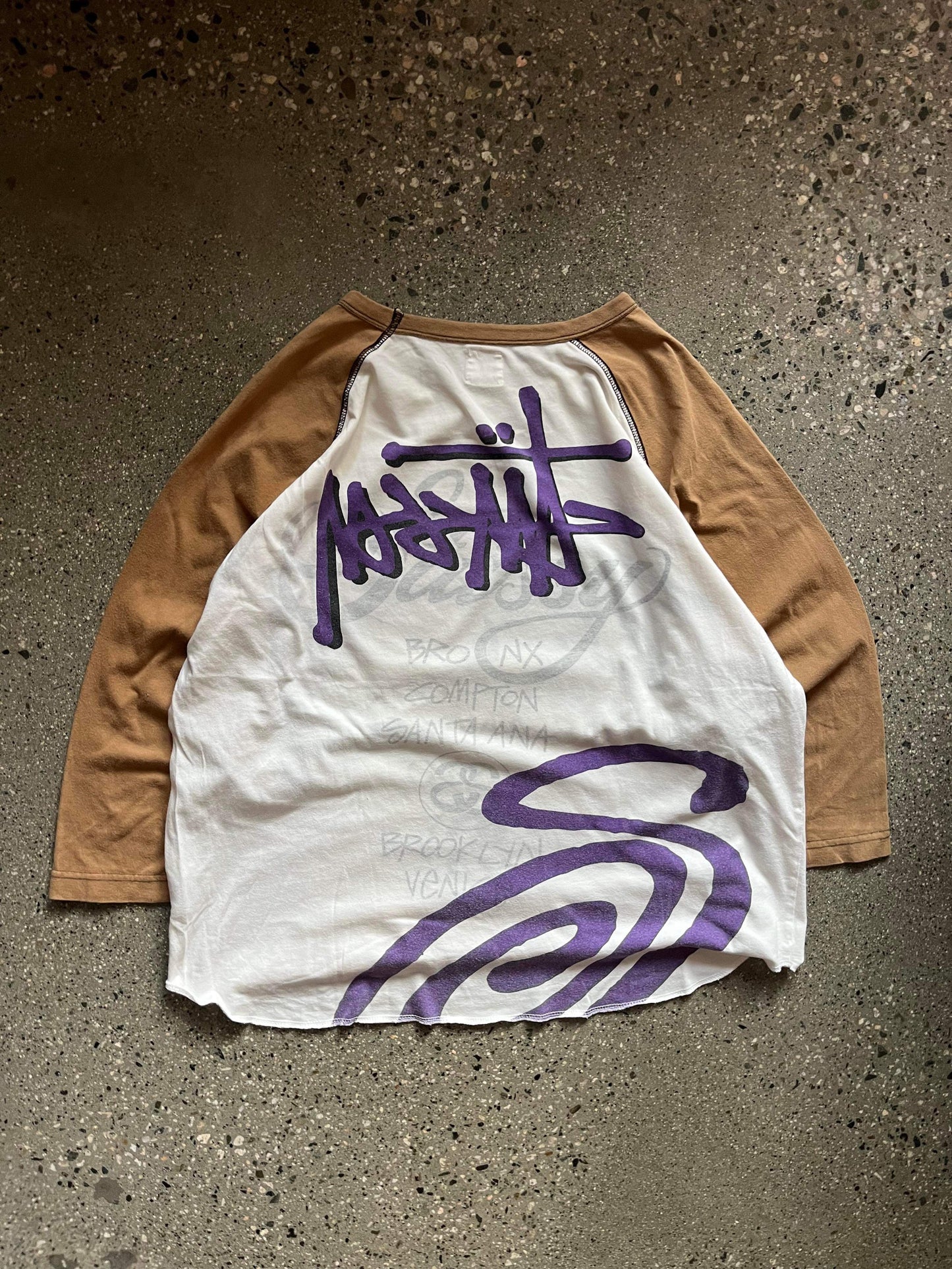 (M) 90’s Stussy International Baseball Tee