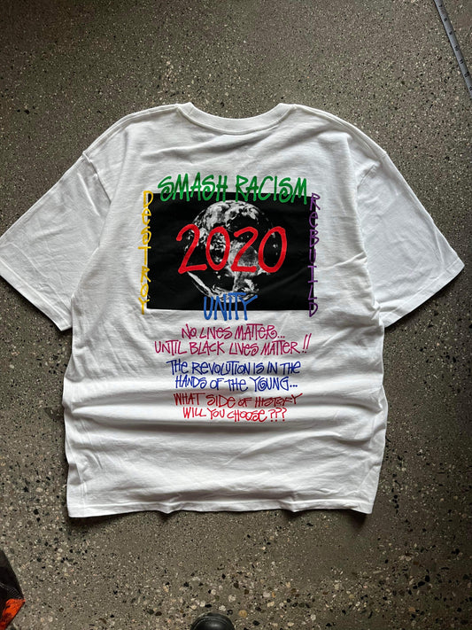 (XL/2X) BNWT STUSSY Smash Racism Tee