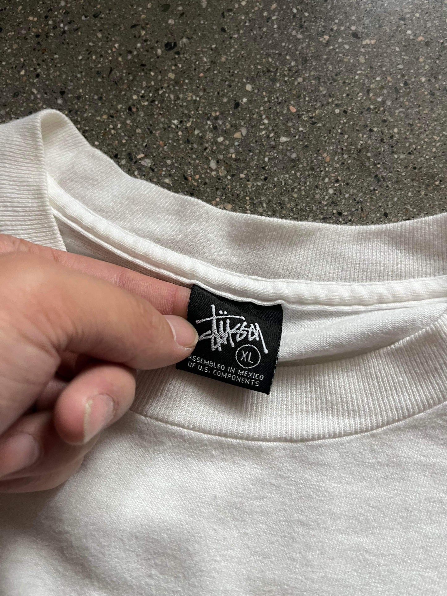 (XL/2X) 2000s Stussy White Tee