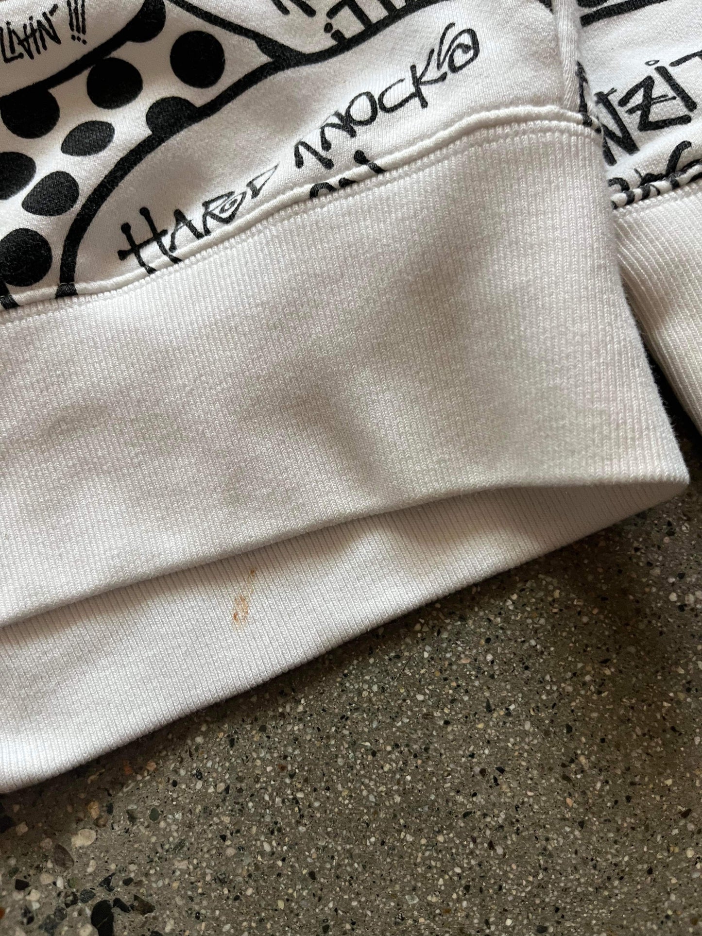 (XL/2X) Stussy Comic Print AOP Hoodie