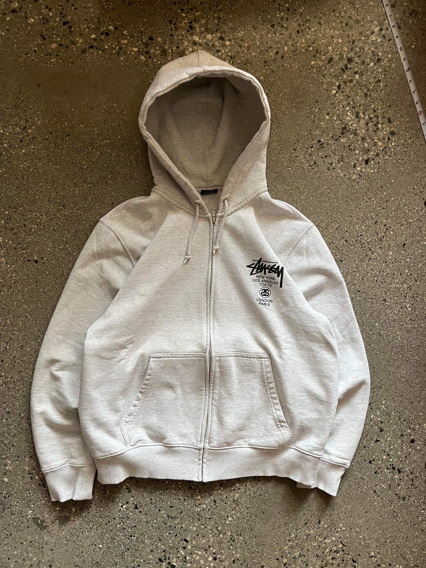 (M) Stussy International Zip Up Hoodie