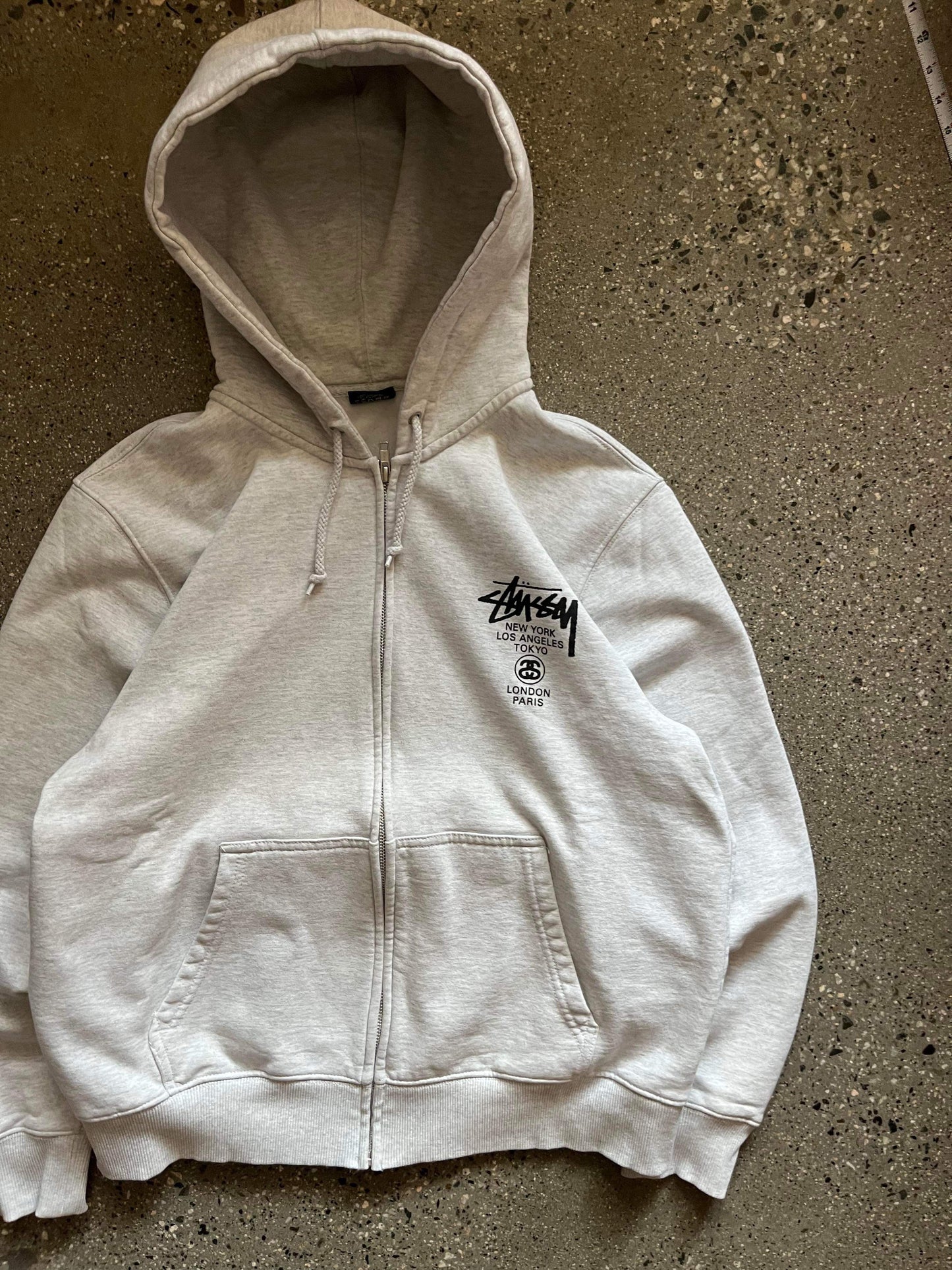 (M) Stussy International Zip Up Hoodie