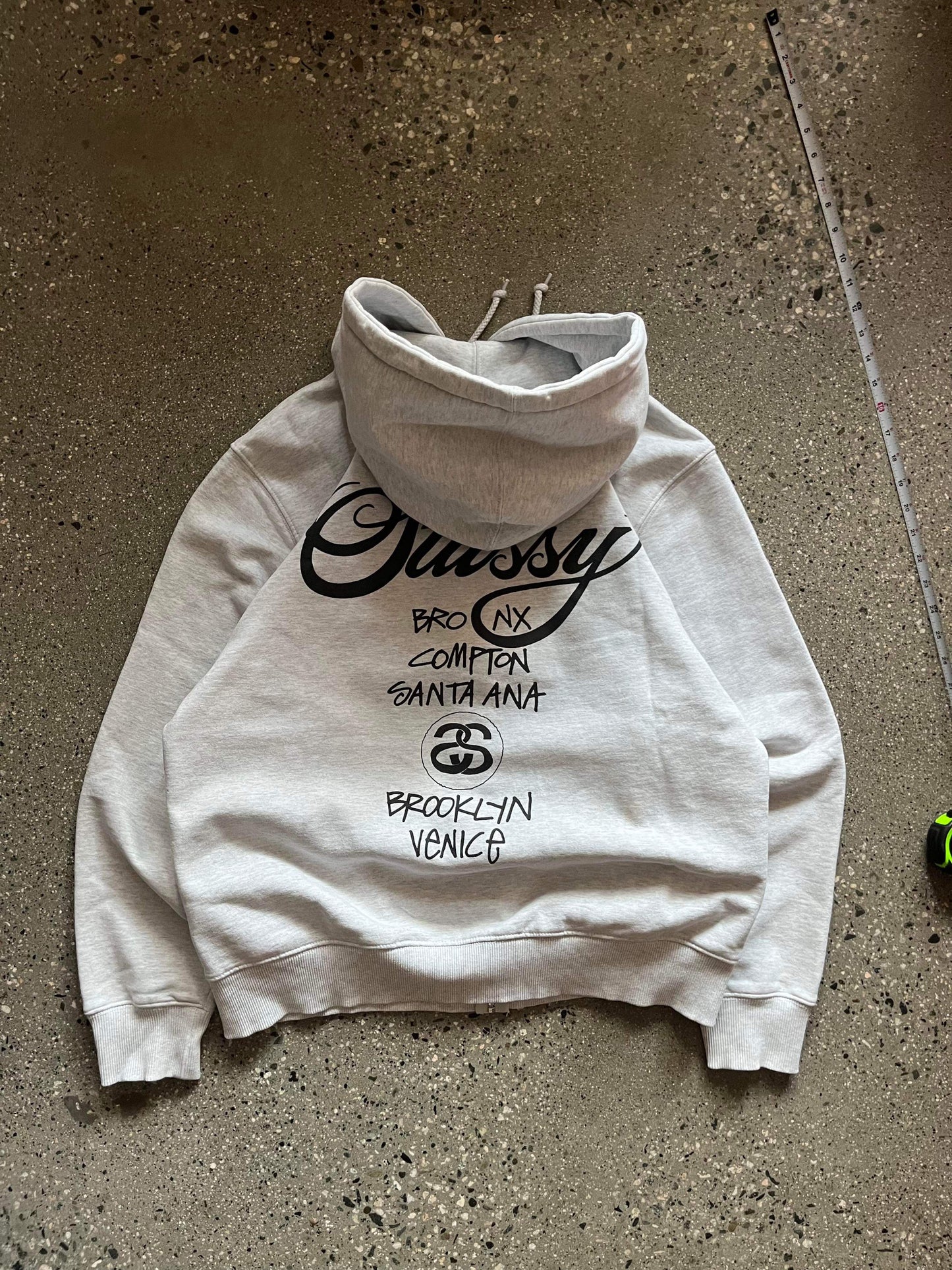 (M) Stussy International Zip Up Hoodie