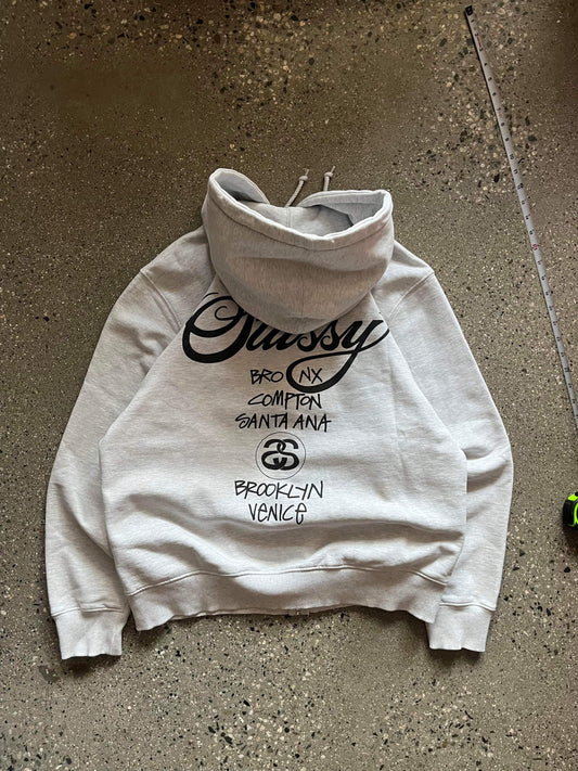 (M) Stussy International Zip Up Hoodie