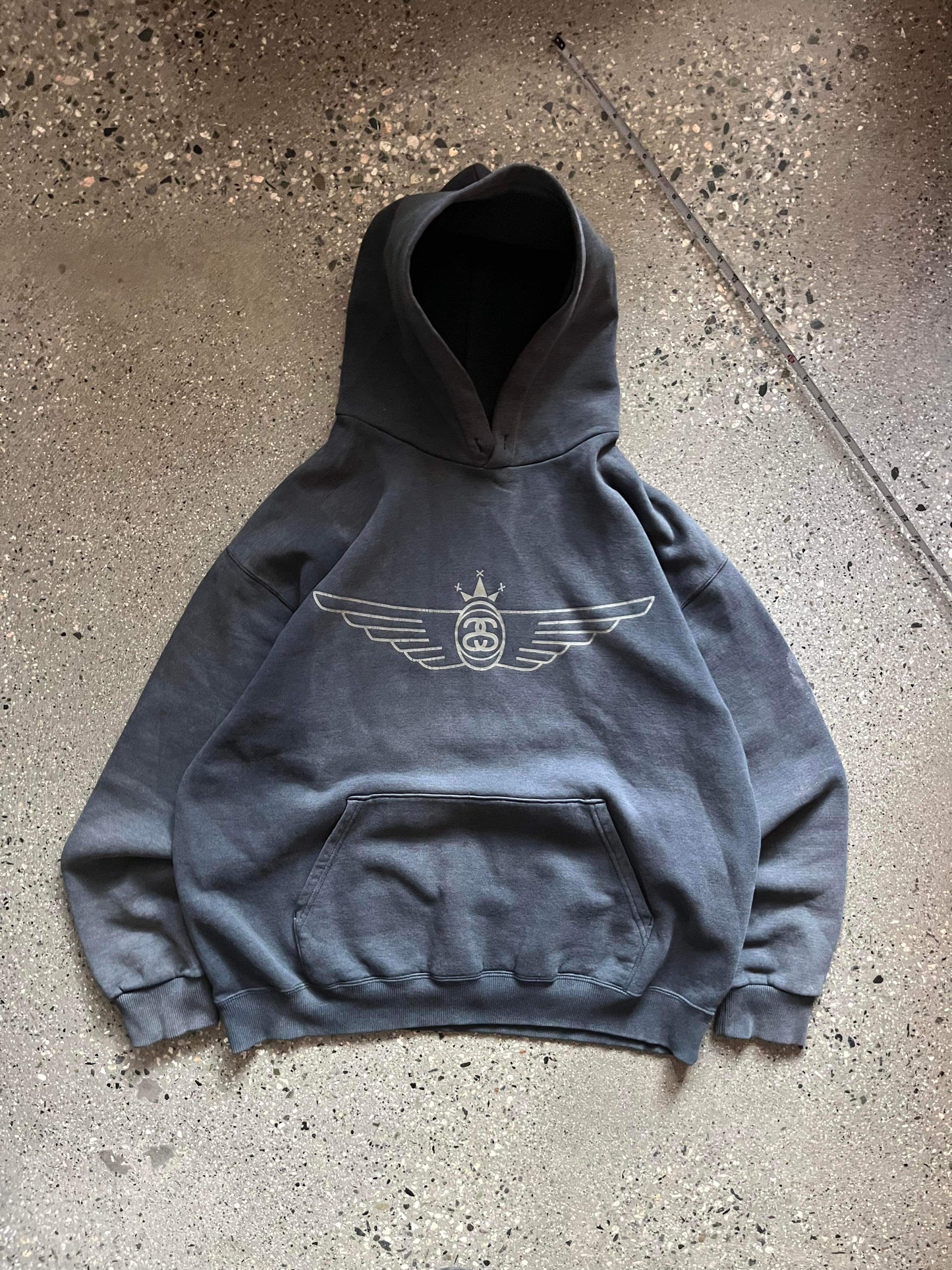 (XL/2X) 90s Stussy Wings Hoodie