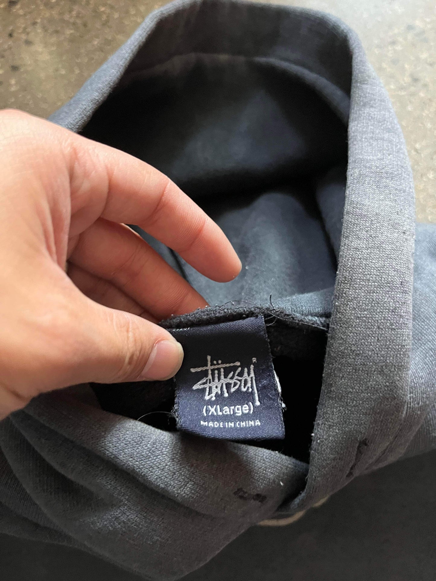 (XL/2X) 90s Stussy Wings Hoodie