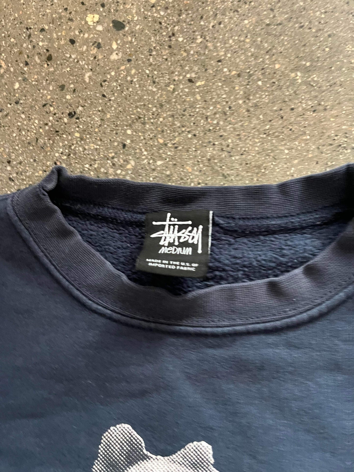 (M) Stussy Bear Crewneck