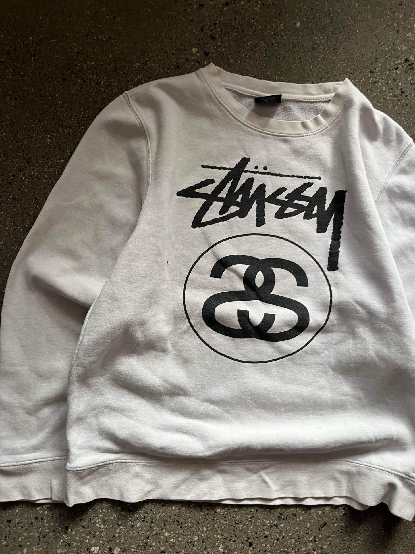(M) Stussy Logo Crewneck