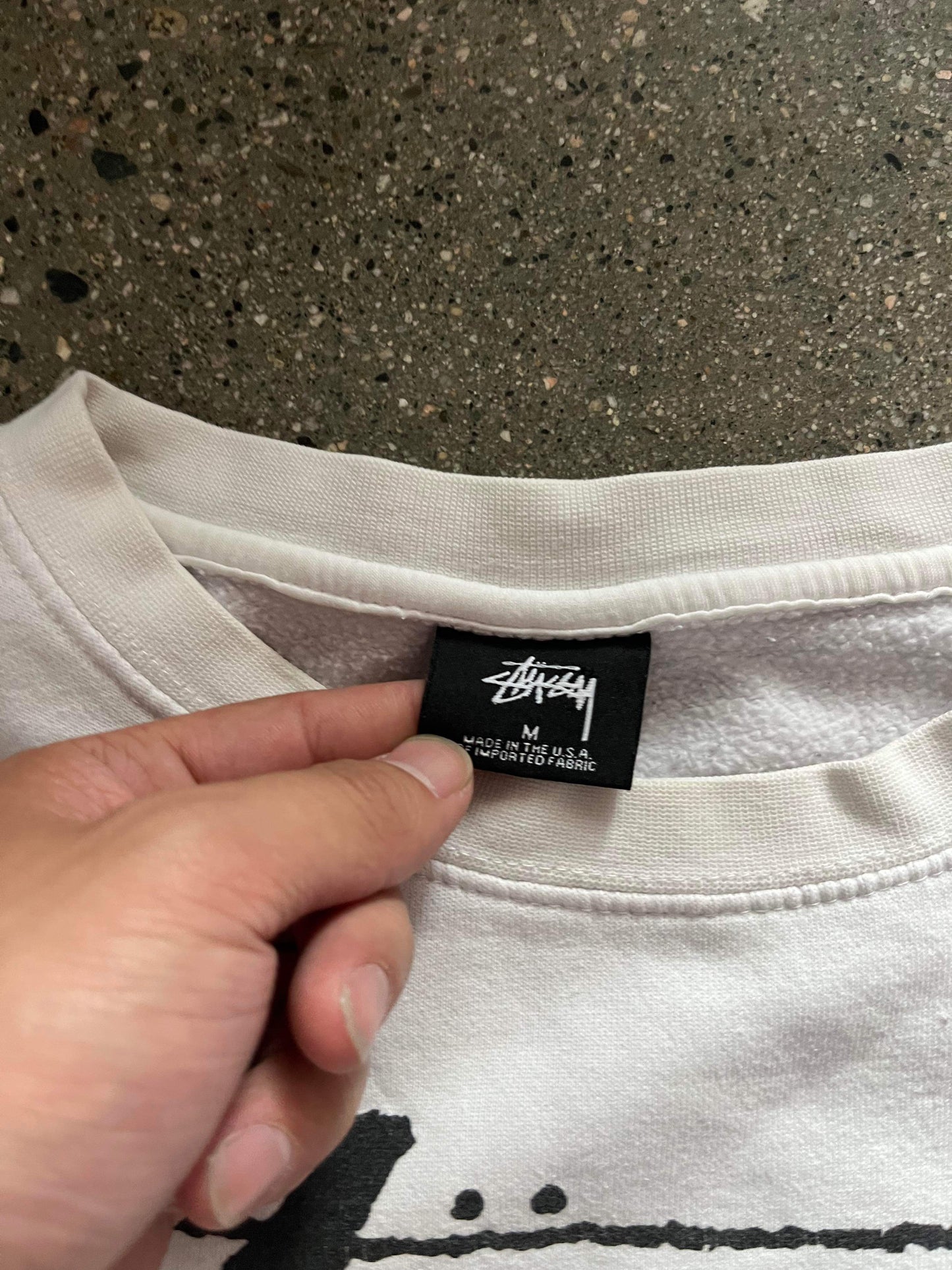 (M) Stussy Logo Crewneck