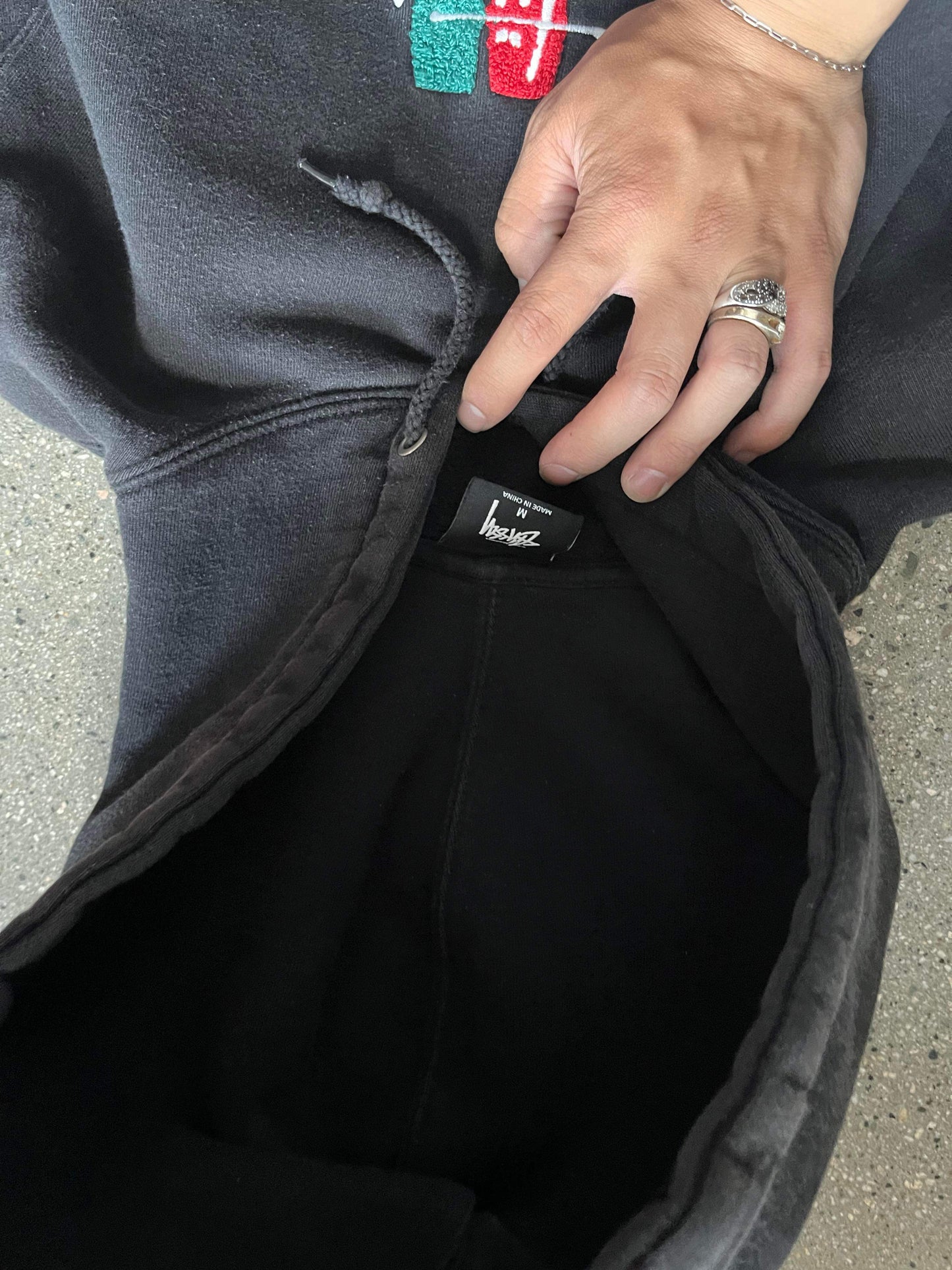 (M) Stussy Script Hoodie