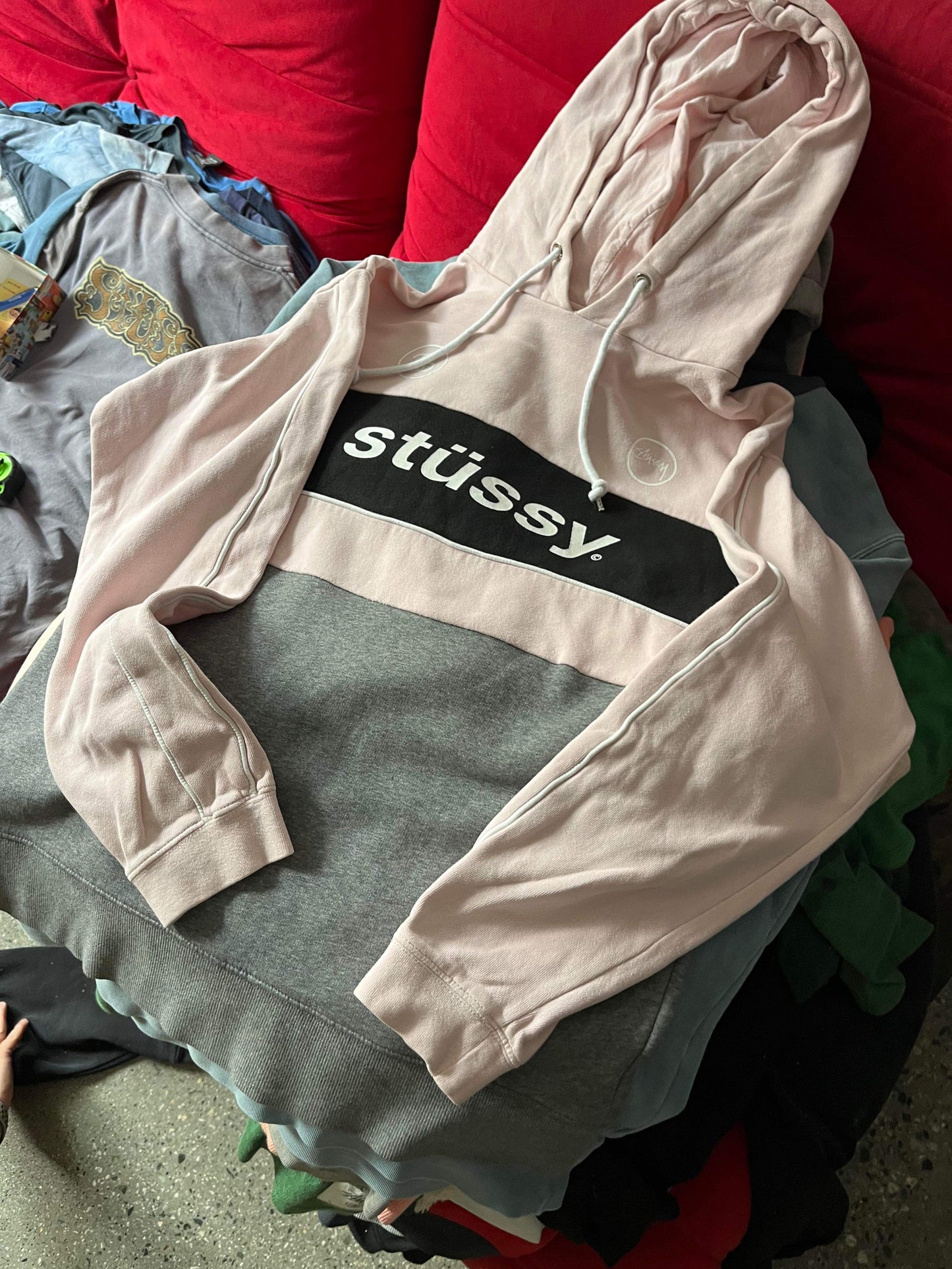 (M) Stussy Multi Color Hoodie