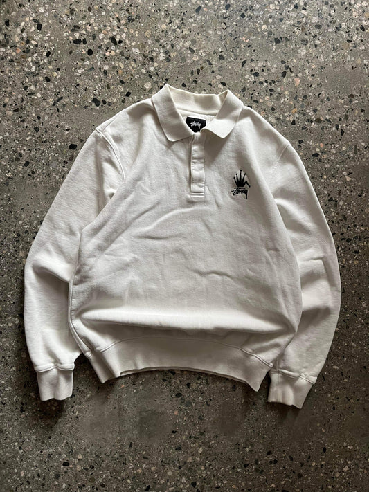 (M) Stussy Polo Style Crewneck