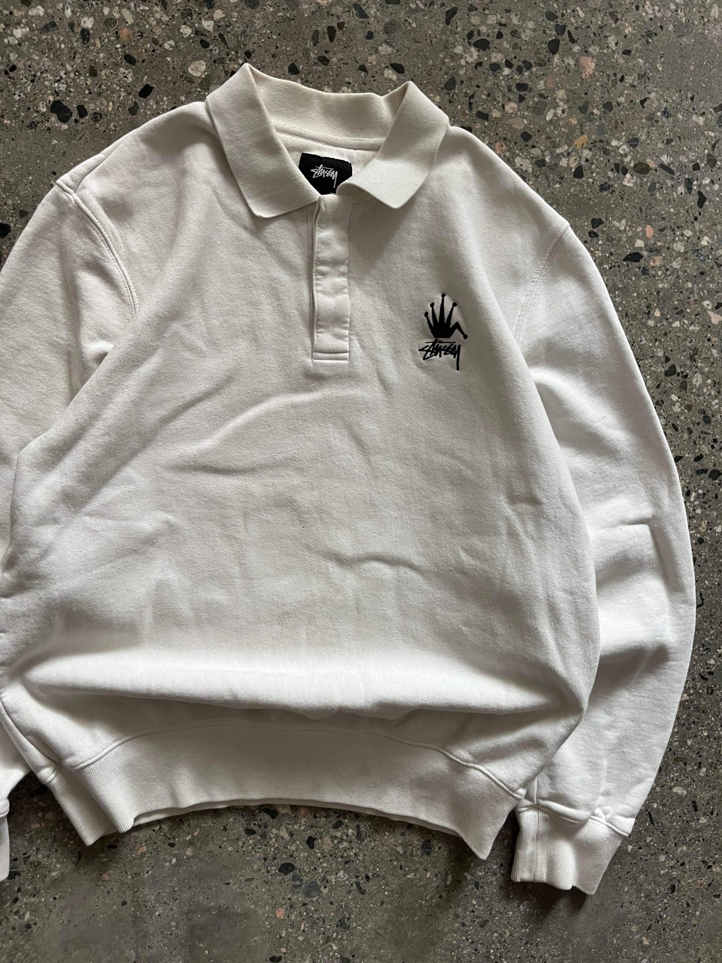 (M) Stussy Polo Style Crewneck