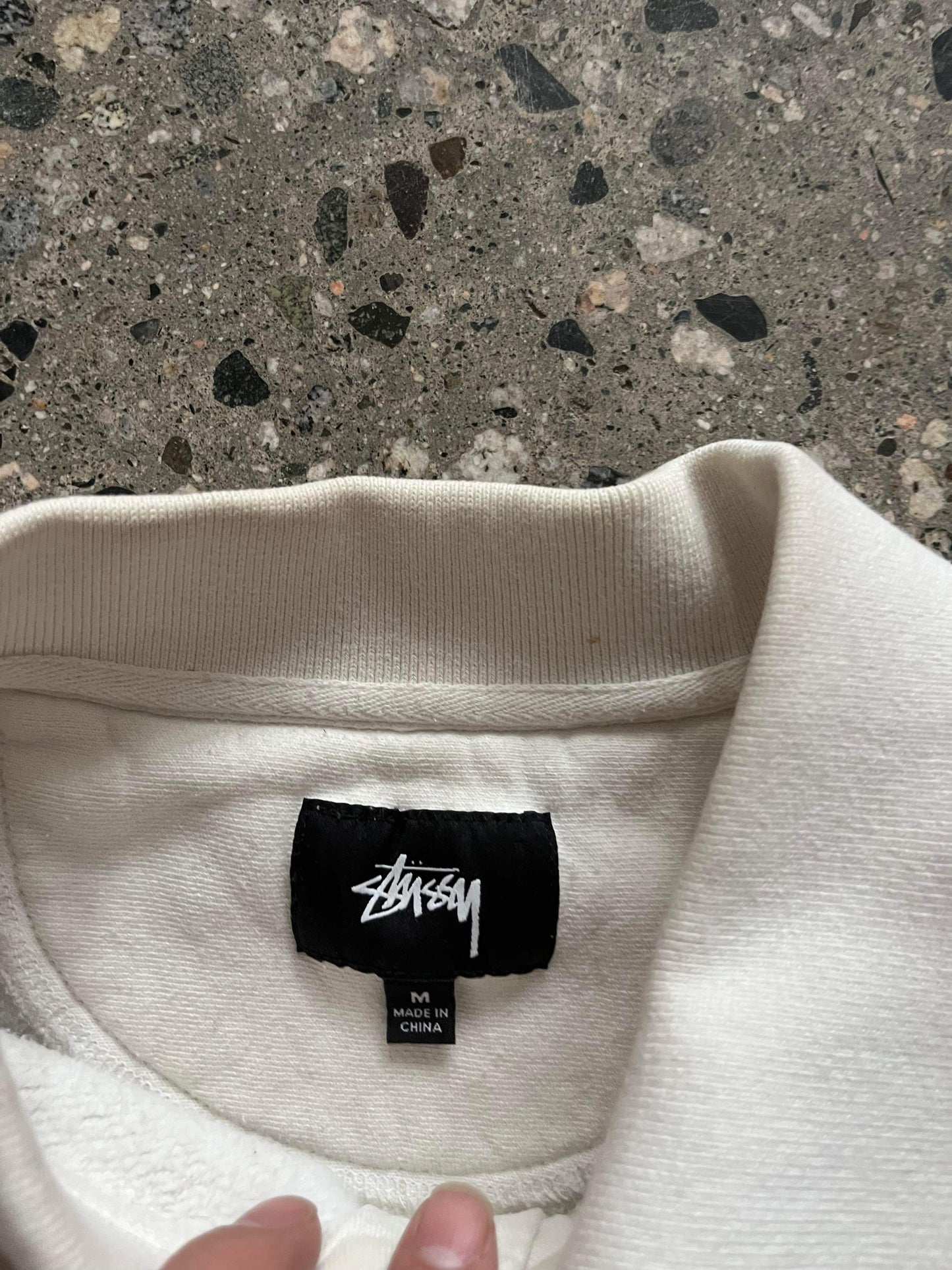 (M) Stussy Polo Style Crewneck