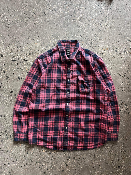 (XL/2X) Stussy Flannel Button Up