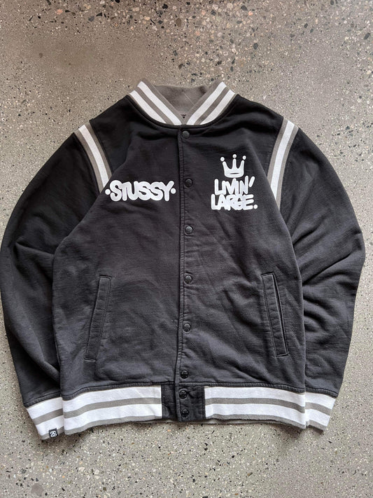 (M) Stussy Livin Large Varsity Style