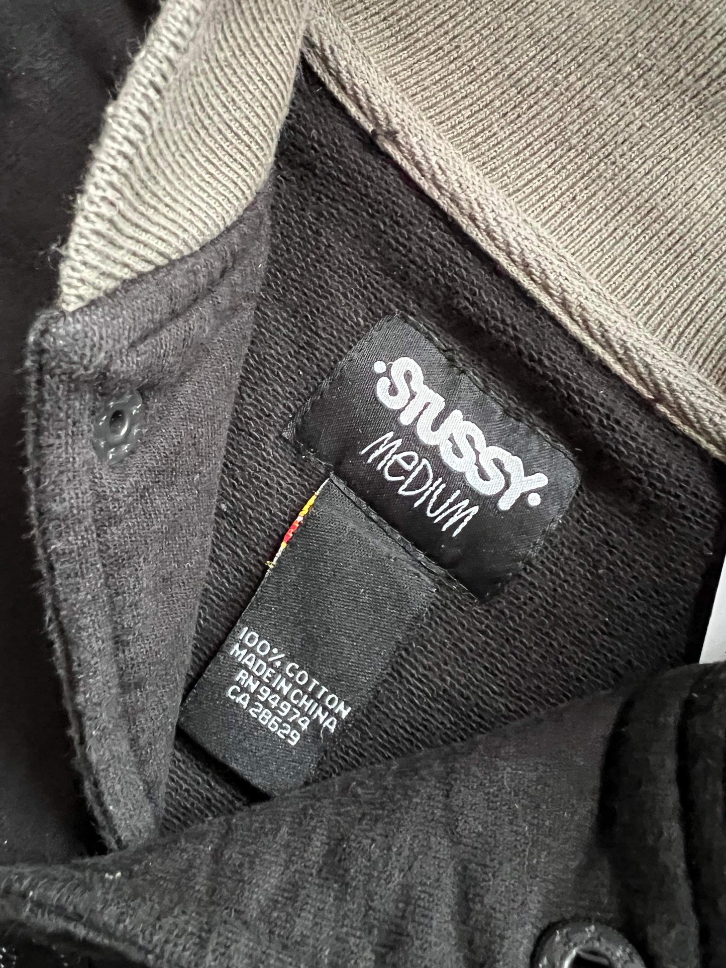 (M) Stussy Livin Large Varsity Style