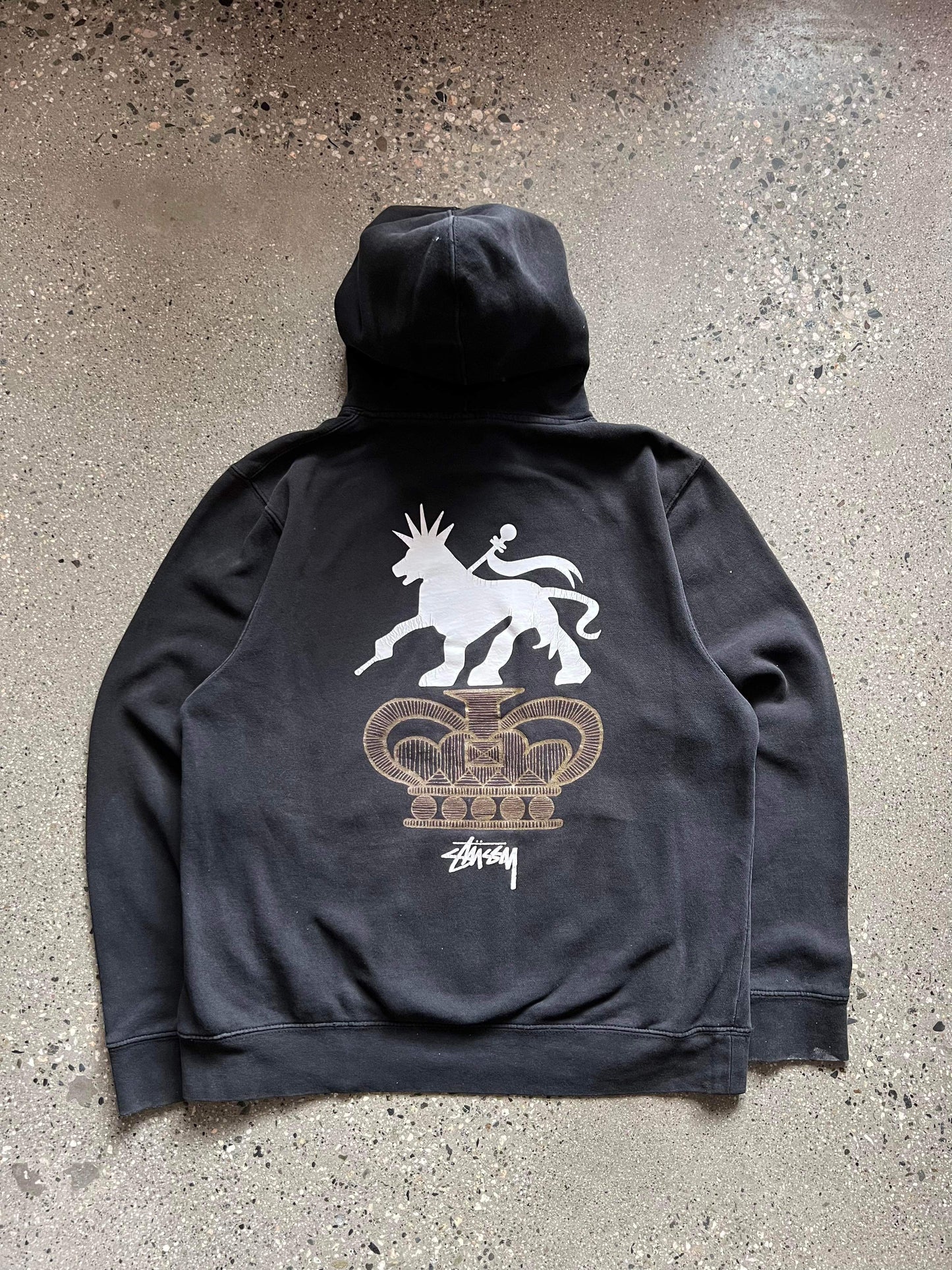 (M) Stussy Doublesided Lion Hoodie