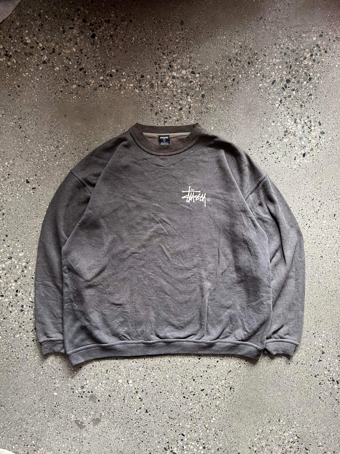 (L/XL) 90’s Stussy Script Crewneck