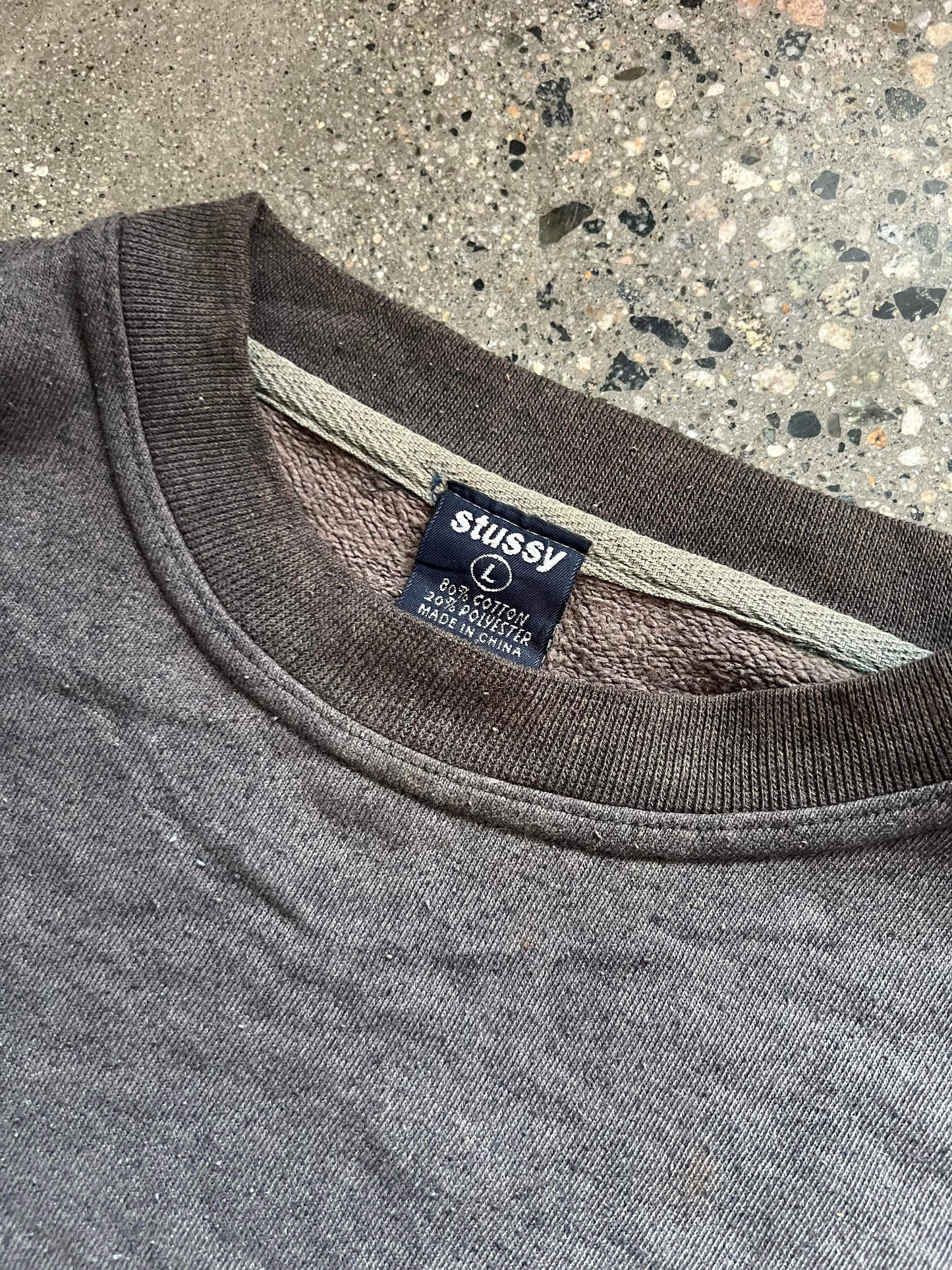 (L/XL) 90’s Stussy Script Crewneck