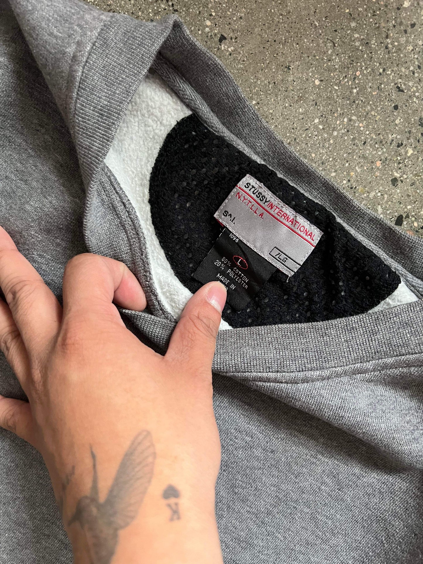 (L) Vintage Stussy Pullover