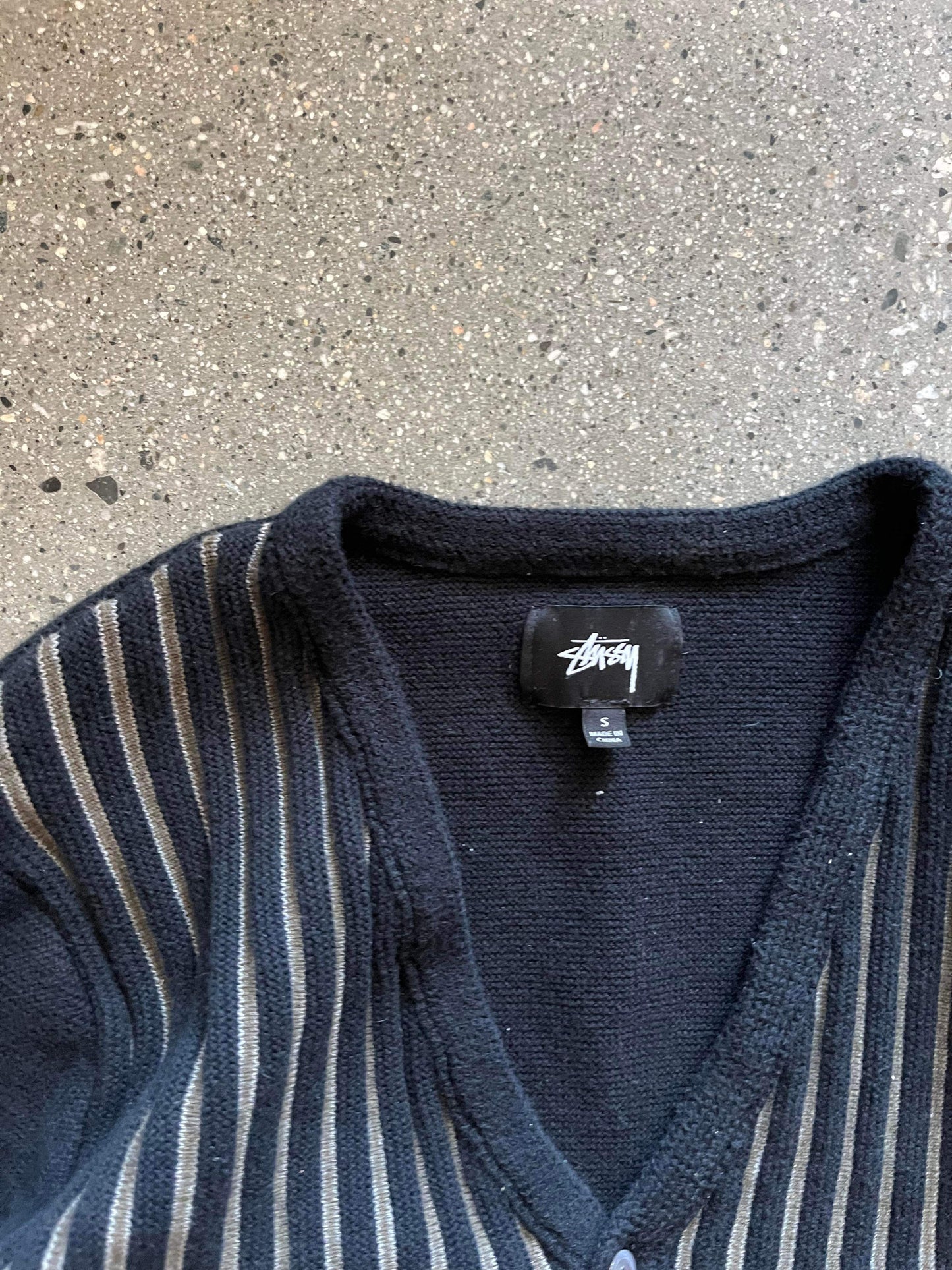 (S) Stussy Cardigan Sweater