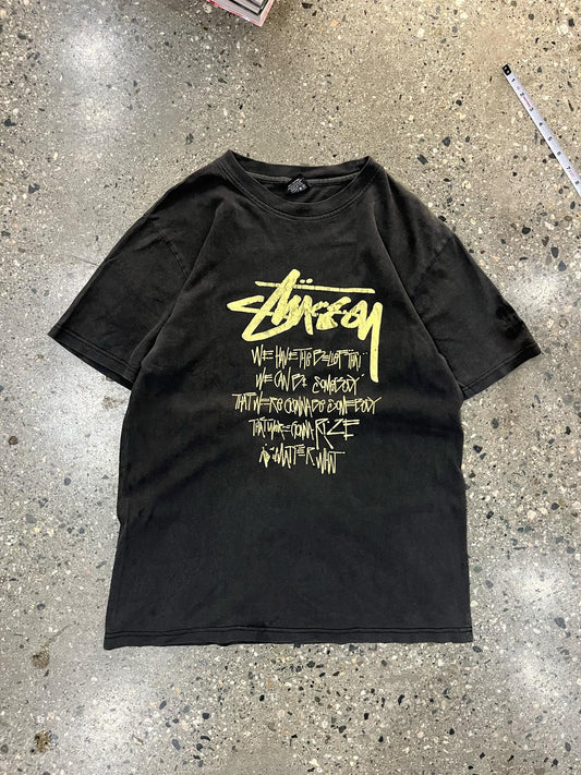 (L) Stussy Poetry Tee