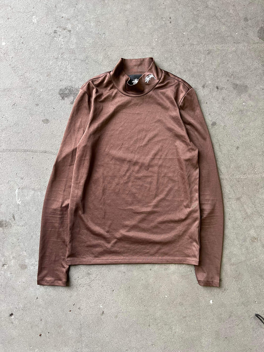 (XS) Stussy Brown Mockneck