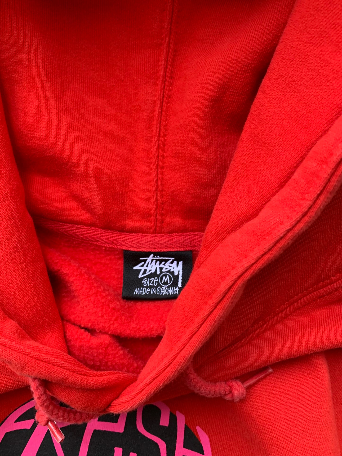 (M) Stussy Fresh Gear Red Hoodie