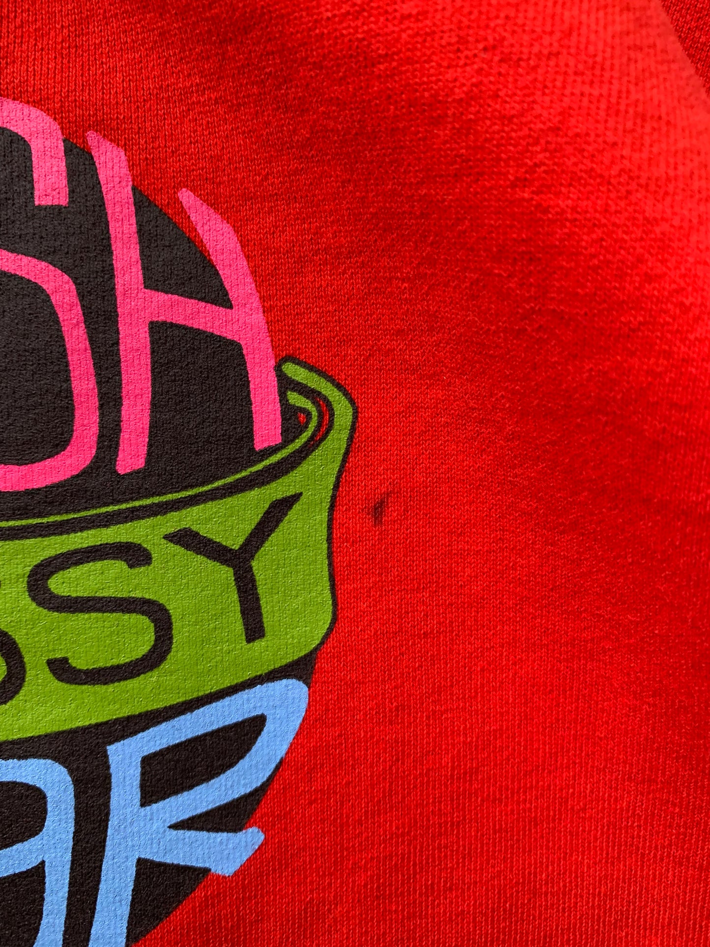 (M) Stussy Fresh Gear Red Hoodie