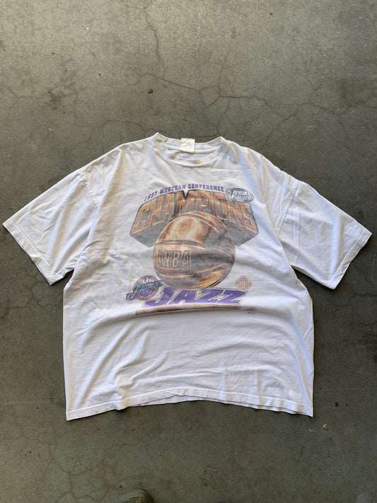 (2X) 1997 Utah Jazz WCF Champions