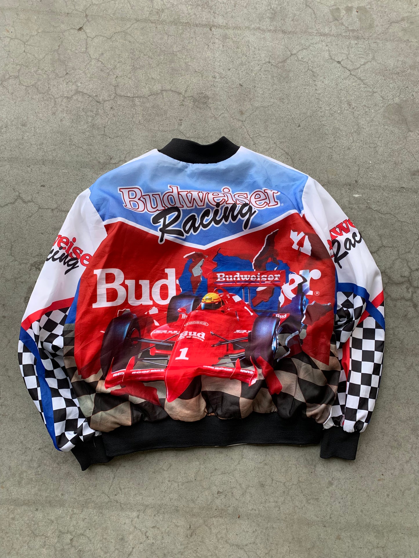 (XL/2X) 80’s/90’s Chalkline Budweiser Racing Jacket