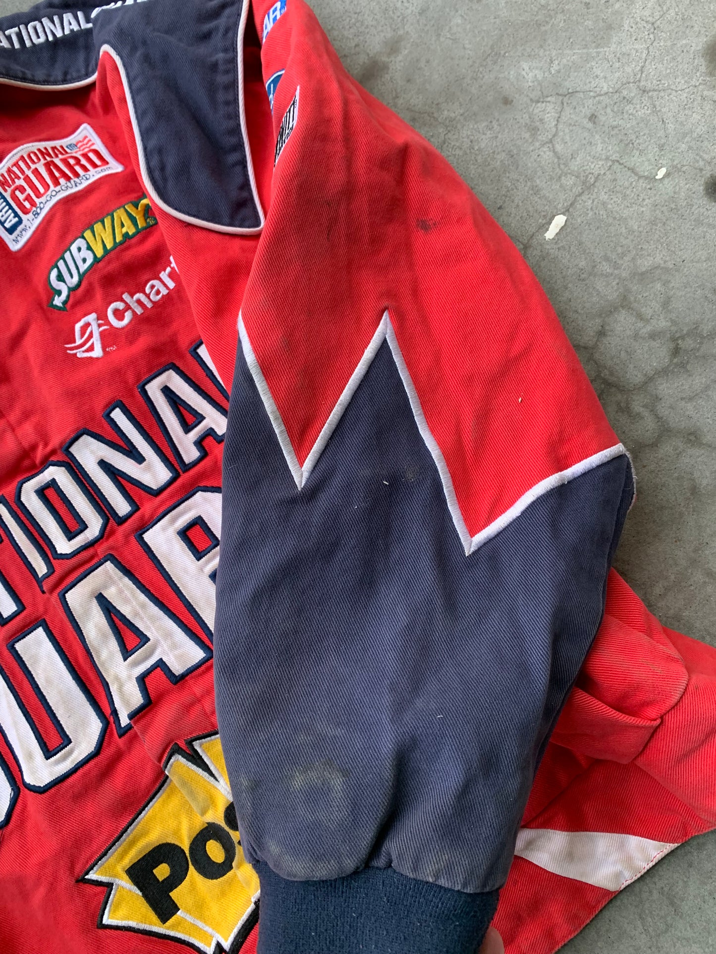 (2X/3X) National Guard Post It Nascar Jacket