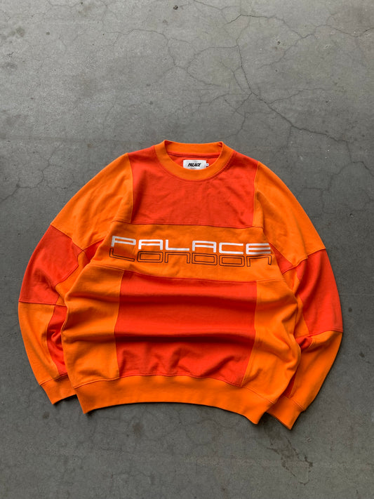 (M/L) Palace London Orange Crewneck