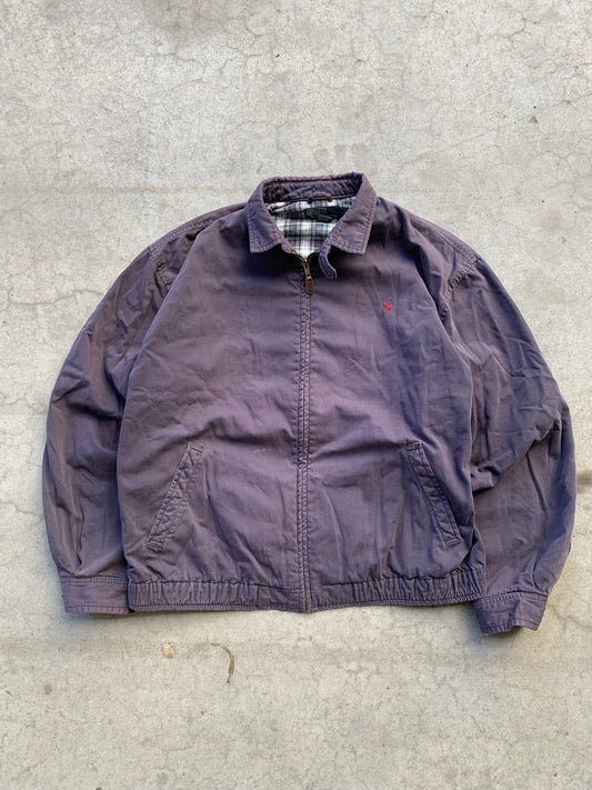 (M/L) Sunfaded Vintage Polo Jacket