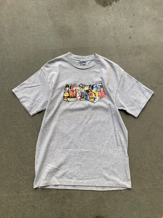 (M) 90’s Stussy Billboard Pic Script Tee