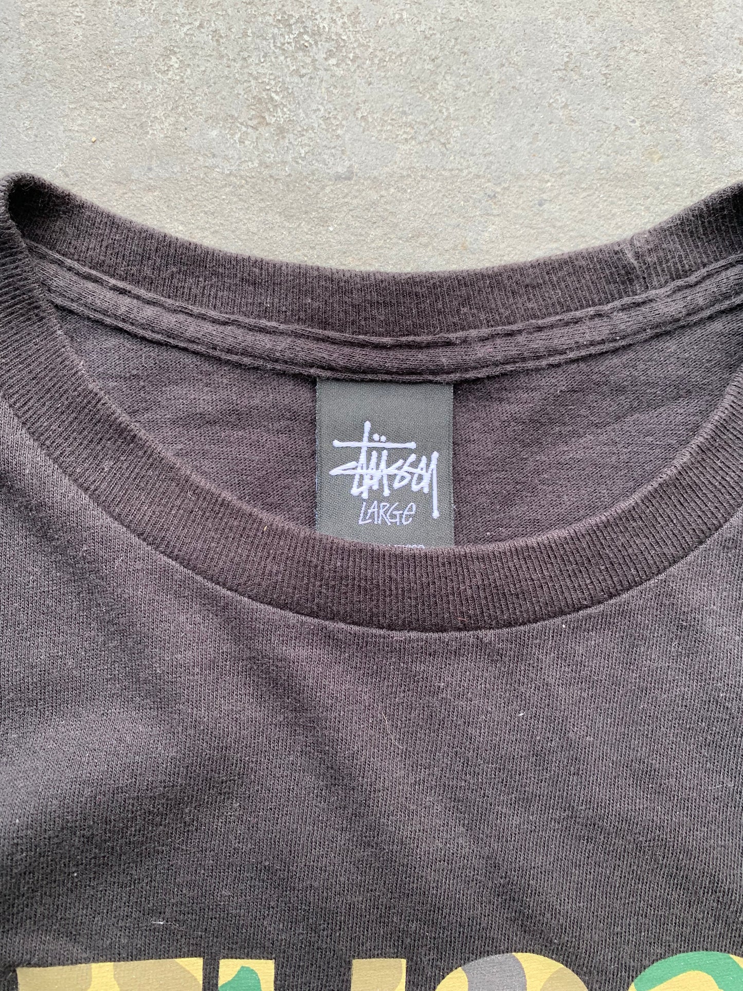(L) Stussy N4 Script “ Bape Style”