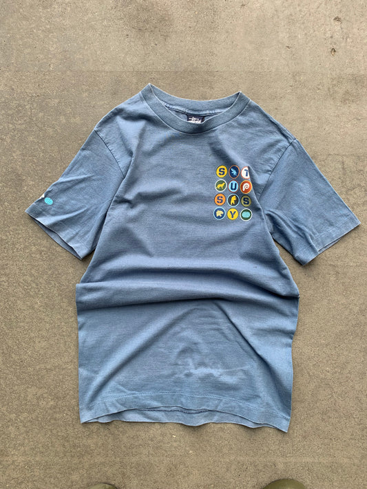 (S) 90’s Stussy Pins Tee