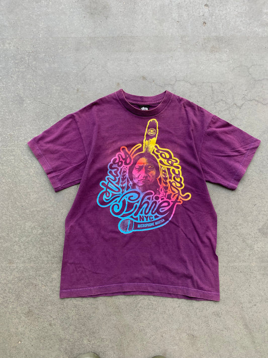 (S/M) Early 00’s Stussy NYC Chief Tee