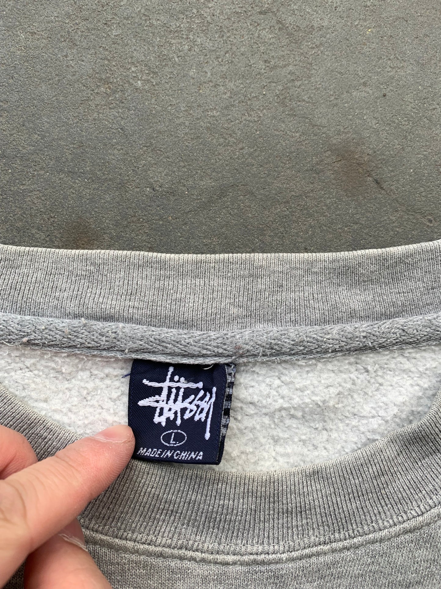 (L) 90’s Stussy Doublesided Crewneck