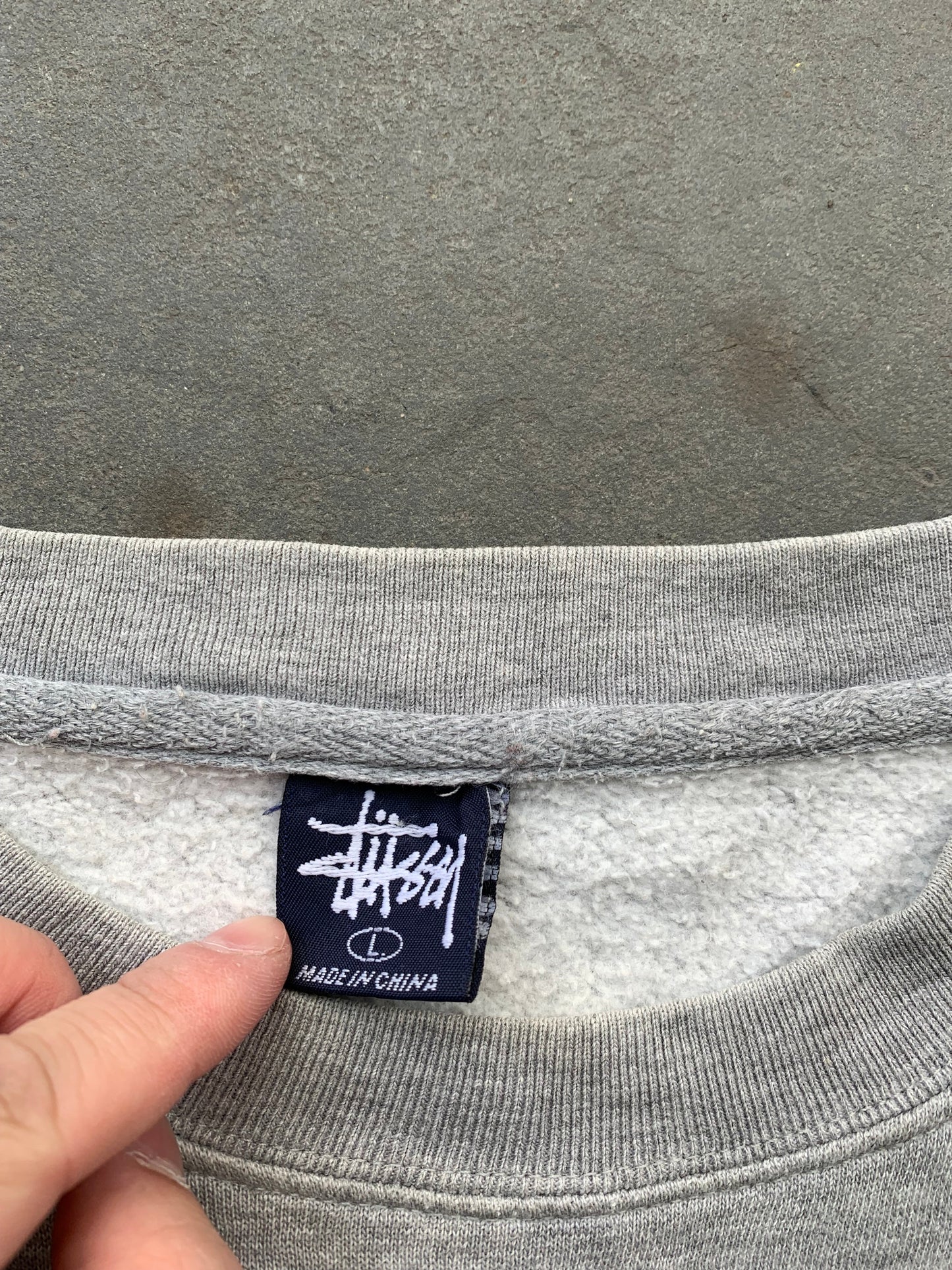 (L) 90’s Stussy Doublesided Crewneck