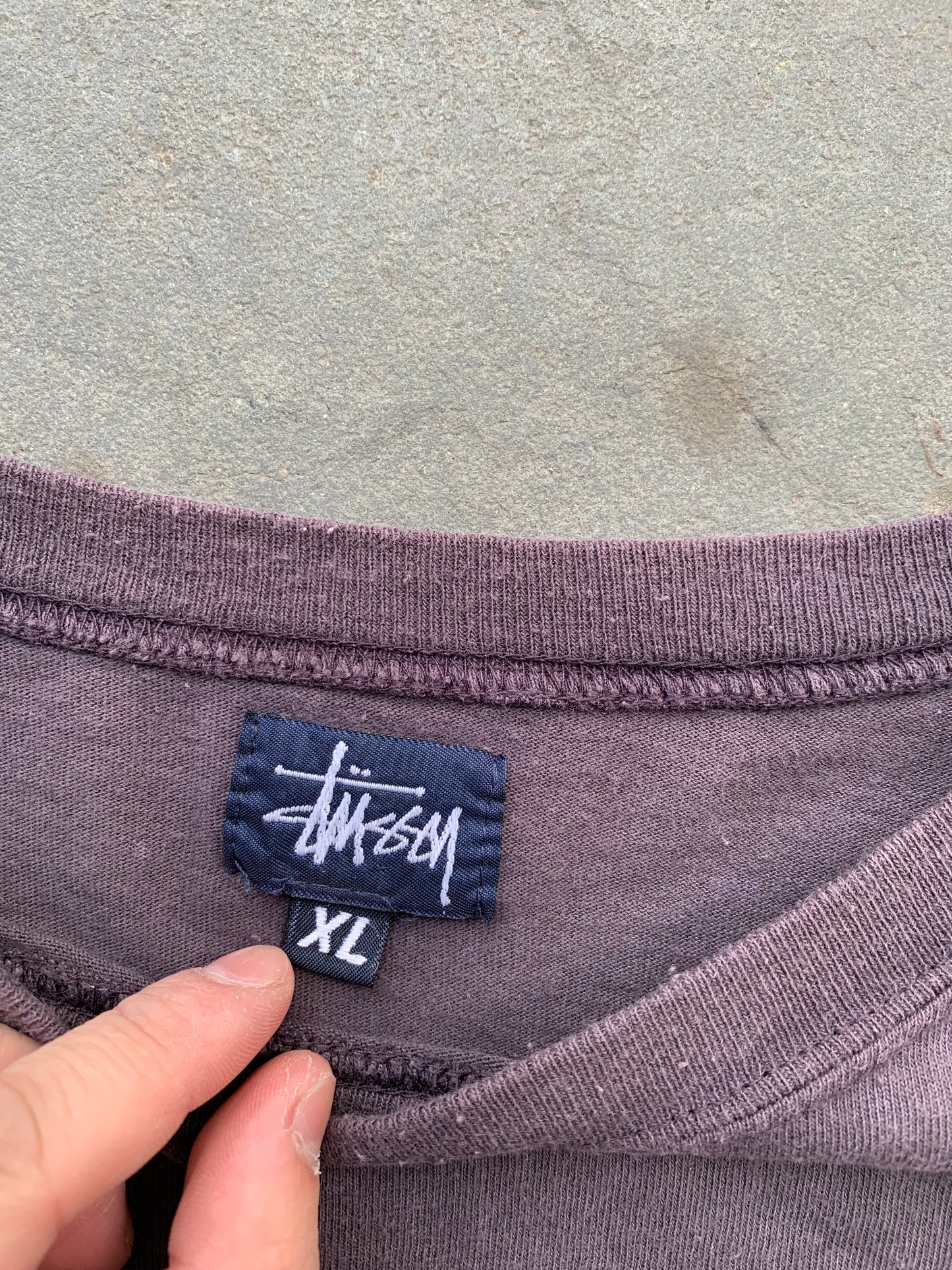 (XL) 90’s Sunfaded Stussy Stripe Tee