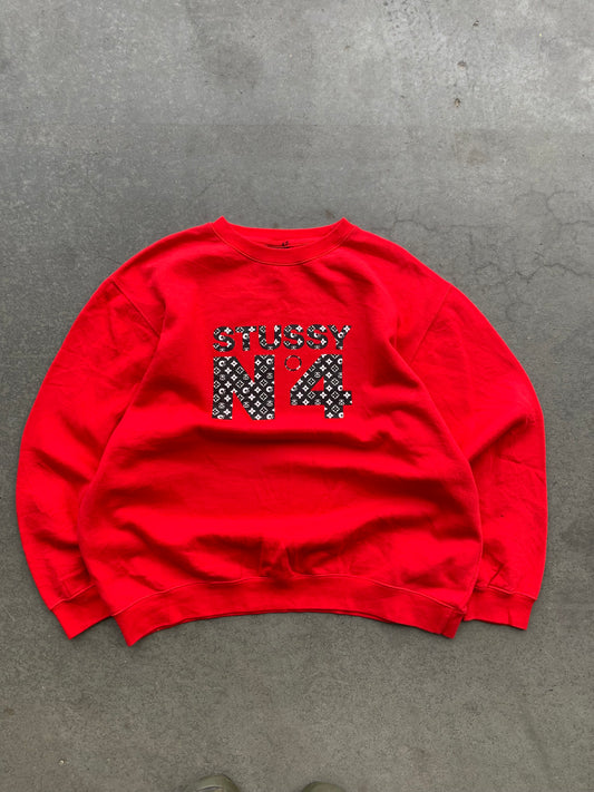 (XL/2X) 90’s Stussy n4 “LV Design” Crewneck