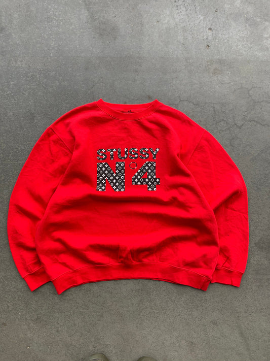 (XL/2X) 90’s Stussy n4 “LV Design” Crewneck