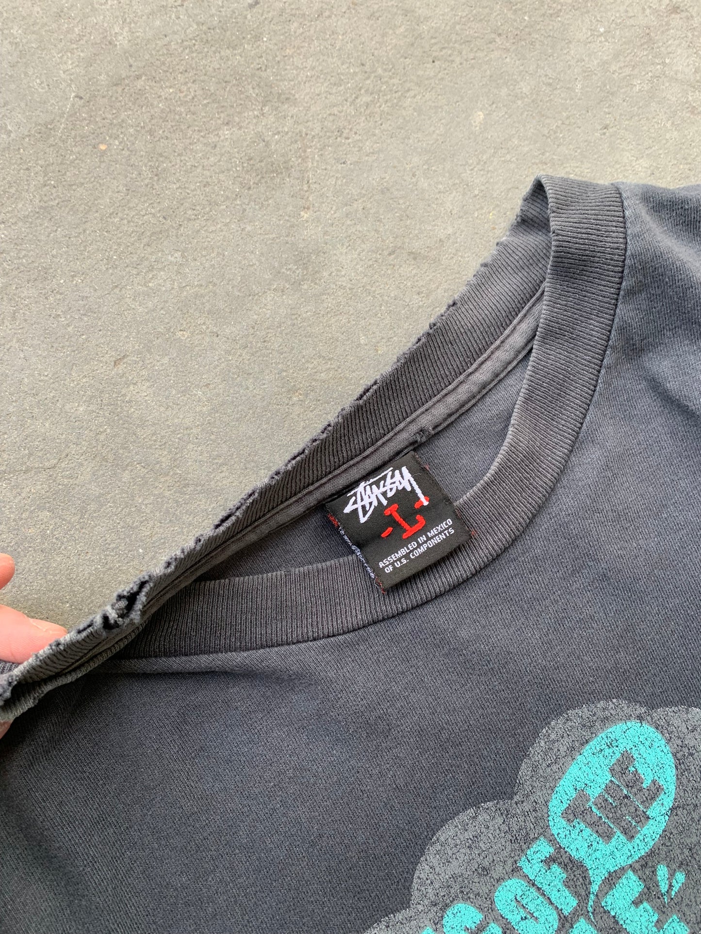 (L/XL) Early 00s Sunfaded King of Jungle Tee