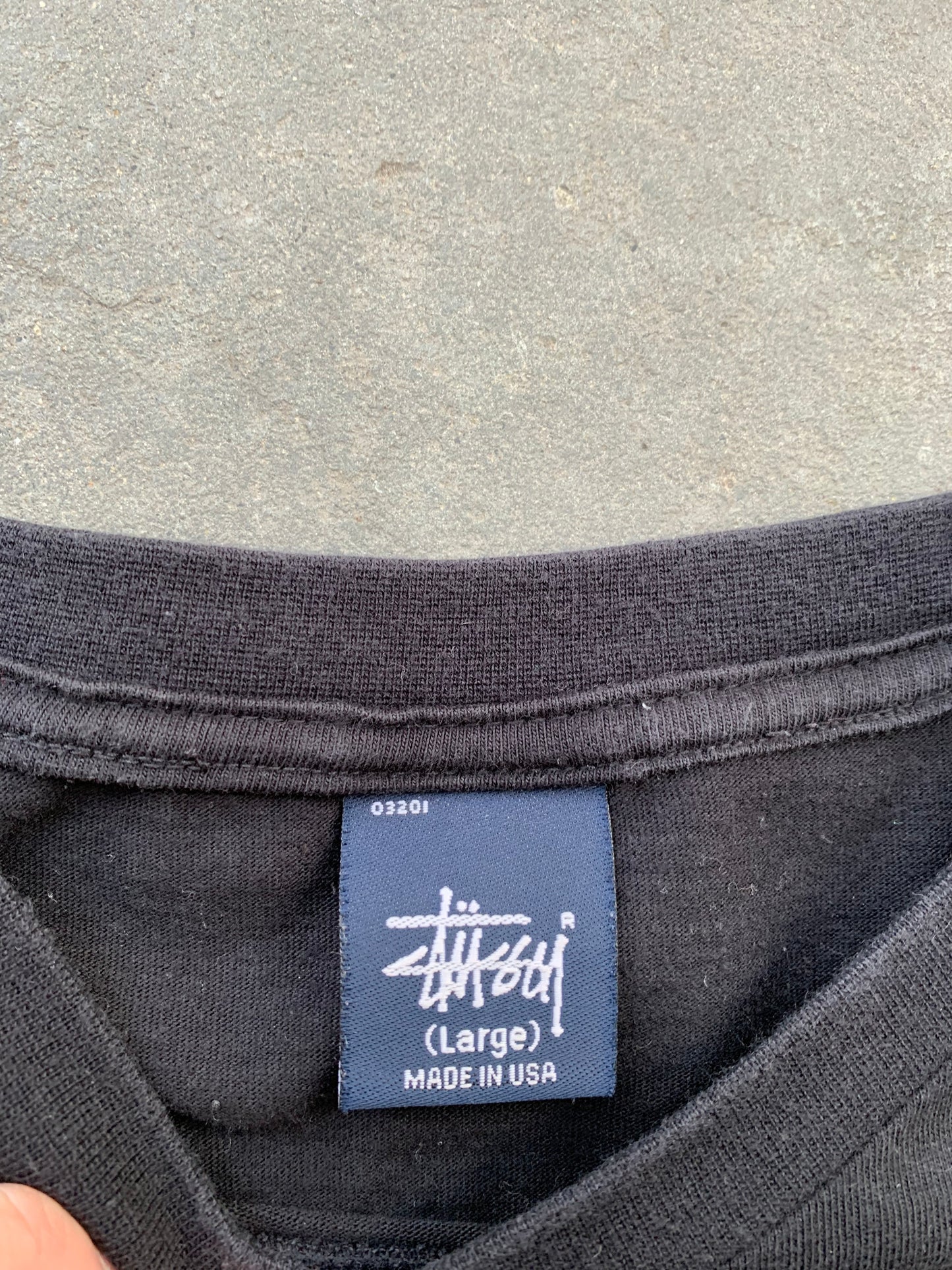 (L) 90’s Stussy Graffiti Spray Can Tee