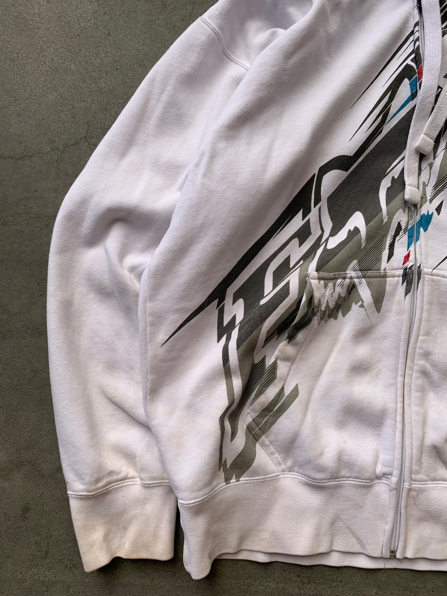 (2X) 00’s Fox Racing Zip Up Hoodie